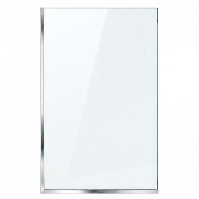 34'' W x 74.25'' H Semi-Frameless Fixed Glass Panel