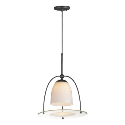 Luminaire suspendu noir 1 lumière