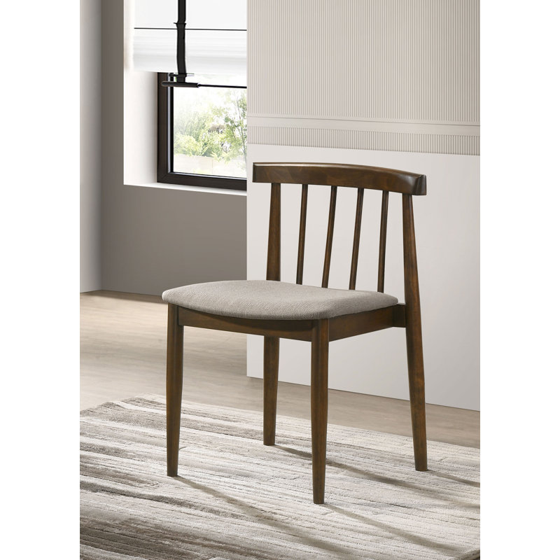 Chaise d'appoint de salle à manger Cullen, Noyer