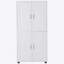 Armoire de rangement haute avec portes