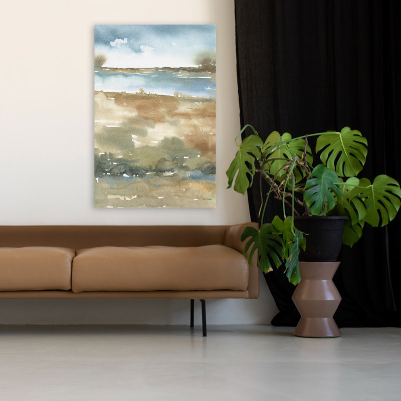 Contemporain et plage matinale de Cape Cod, H 48 po x l 32 po