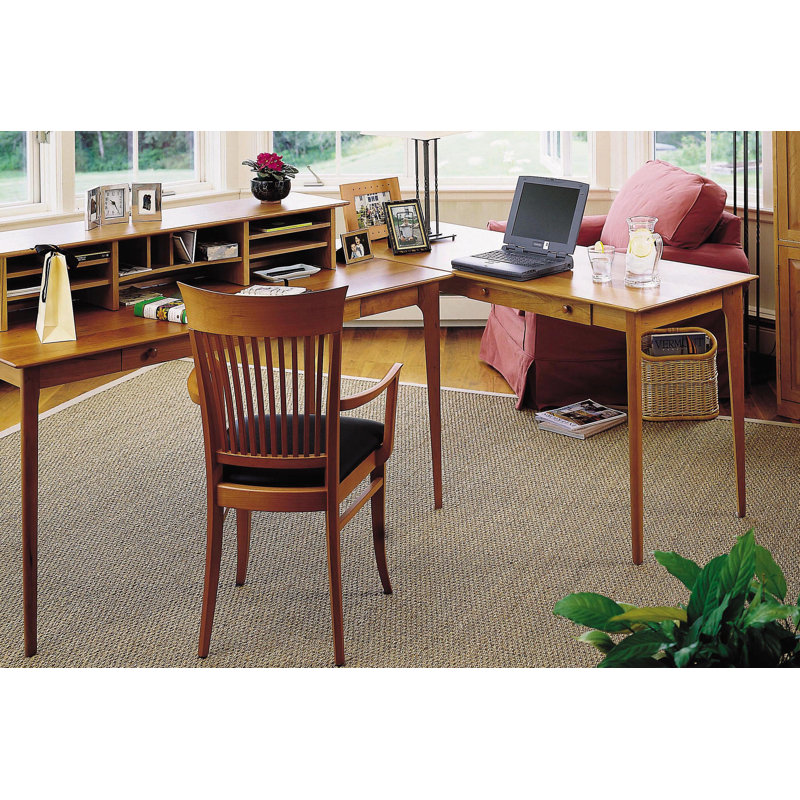 Sarah - Return with keyboard tray, Autumn Cherry