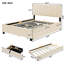 Grand lit tapissier avec 2 tiroirs et lit gigogne simple TG-1393718580