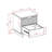 Granville 18" Nightstand  (2-Drawer)-403663263