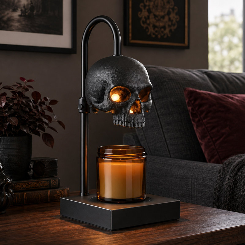 Lampe-réchaud Skull