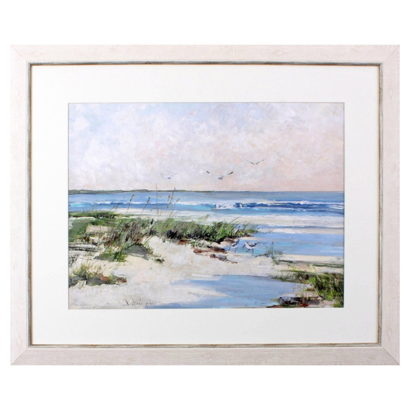 «Soft Morning Sea», impression murale encadrée