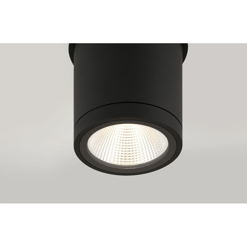Plafonnier Plaza 100, 14 W, finition noire