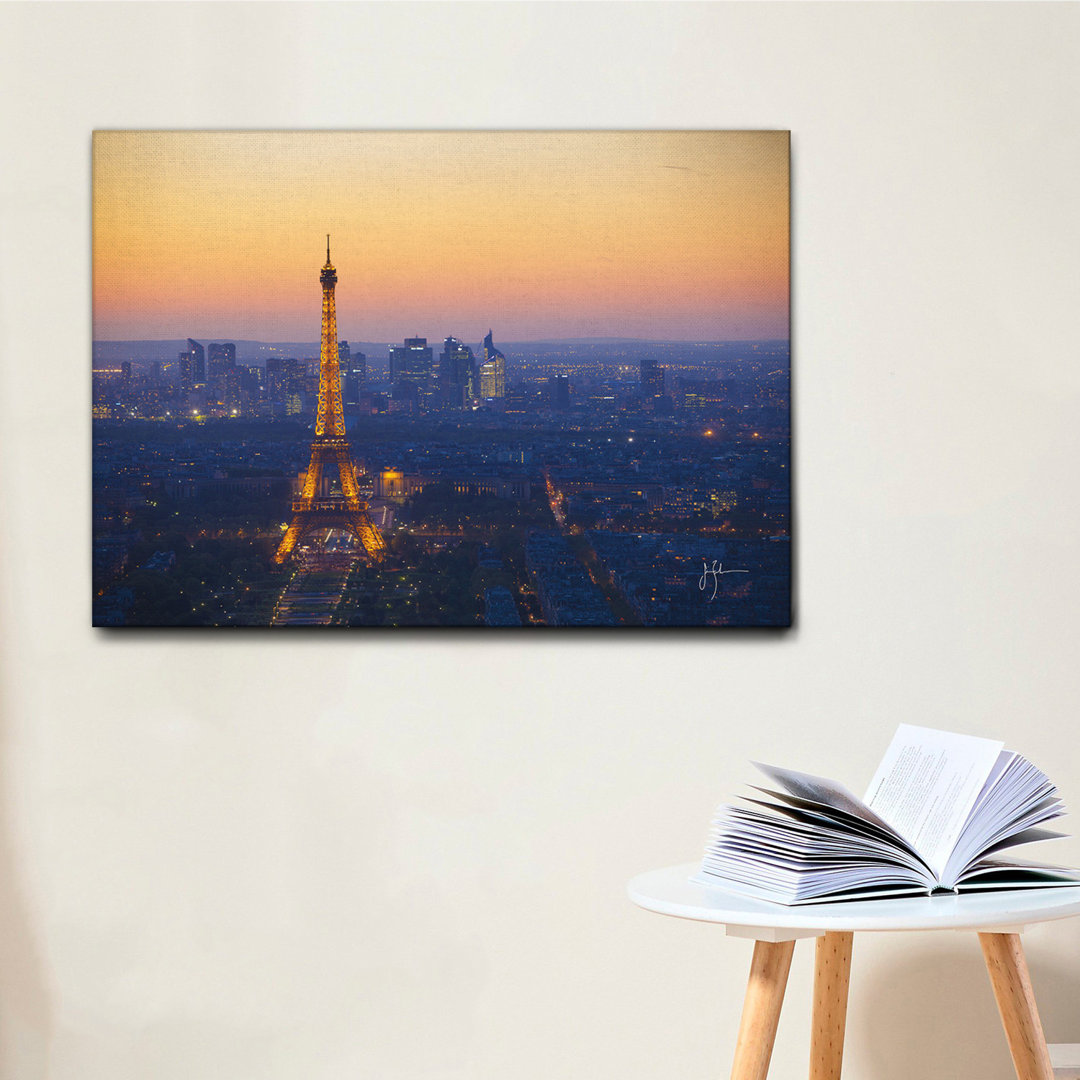 Leinwandbild Eiffel Tower at Sunset von Jim Zuckerman