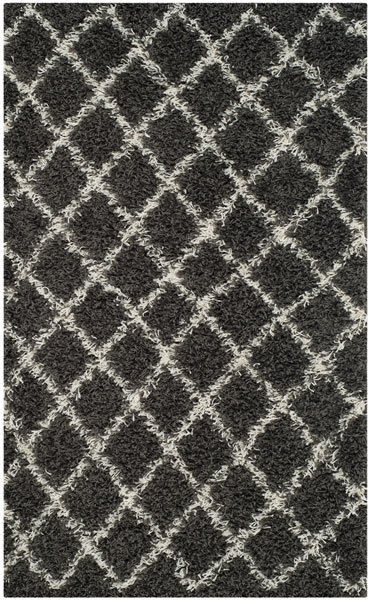Blandine Geometric Hand Woven Area Rug, Rectangle 91 x 152 cm
