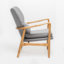 Fauteuil club CLUB CHAIR, gris