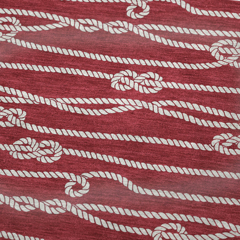 Jeté en sherpa Addison, Rouge