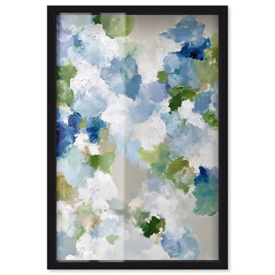 Weigand II Shadowbox Print Coastal Abstract Art by Art Remedy, Black Frame, 10 x 15