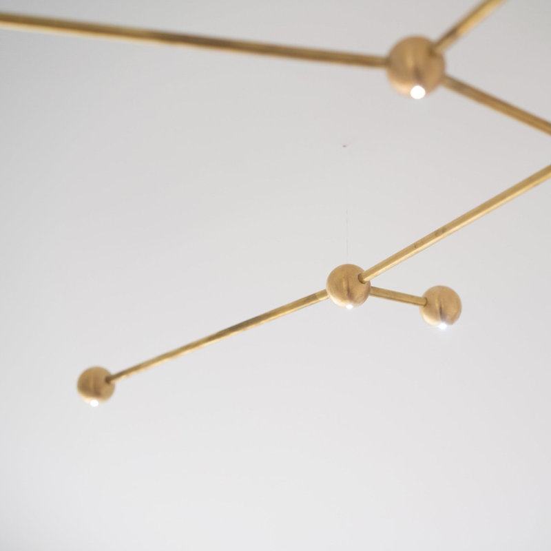 18 - Light Unique Geometric Chandelier