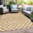 Machine Washable Indoor/Outdoor Xhevrie Orange Rug-1254469277