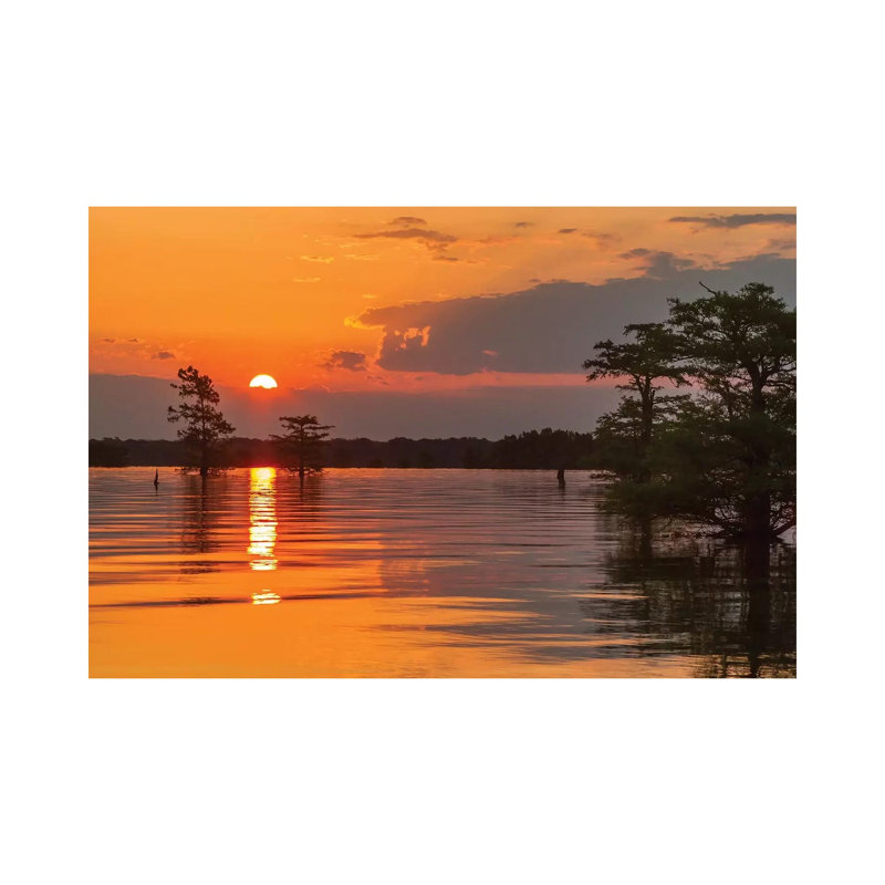 USA, Louisiana, Atchafalaya National Wildlife Refuge. Sunrise On Swamp. by Jaynes Gallery - Wrapped Canvas Gallery-Wrapped Canvas Giclée