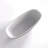 66.9 Inch Freestanding Solid Surface Soaking Bathtub