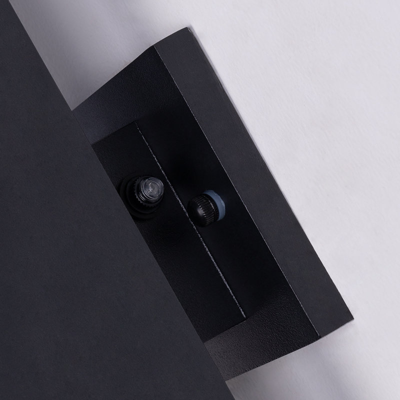 Alvisa Outdoor Wall Light in 2 Lights Dusk to Dawn with Aluminum, 11.97" H x 3.94" W x 5.91" D