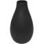 Black Ceramic Matte Decorative Vase, 12" x 12" x 20"-226375091-226375100