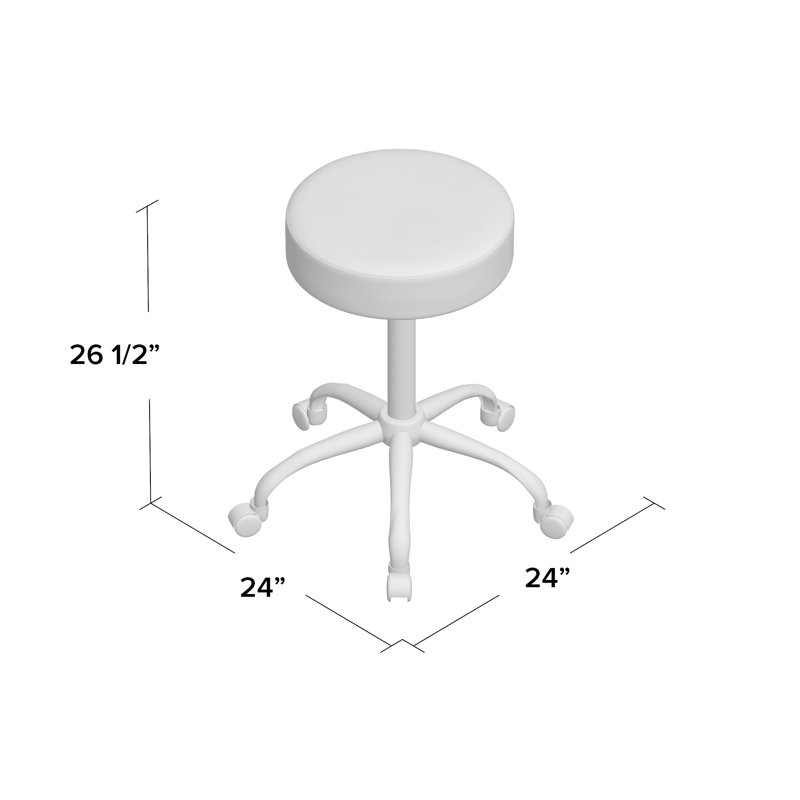 Tabouret de laboratoire Wilhelm, Gris