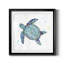 Bulle bleue tortue II - peinture encadrée-387274014-387274012