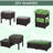 2 Piece Raised Garden Bed with Legs, Self-Watering Planter Box Raised Bed to Grow Flowers, Herbs & Vegetables-1230108575