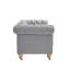 Causeuse Chesterfield en lin Elegance pour chambre à coucher Elina-61655798