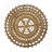 Faux Rattan Weave Accent Table for Indoor and Outdoor Use, Handcrafted Round Side Table for Living Room, Patio, and Garden