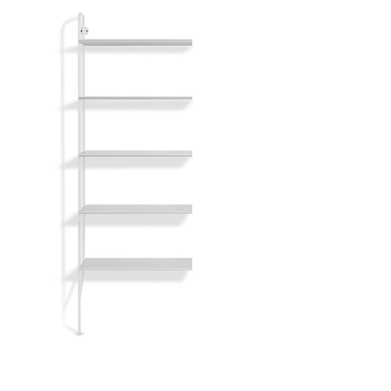 Ensemble d'attache pour bibliothèque Hitch, Blanc / blanc