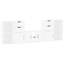 5 Piece TV Units With Storage ODDA Solid Wood Pine-1584802842