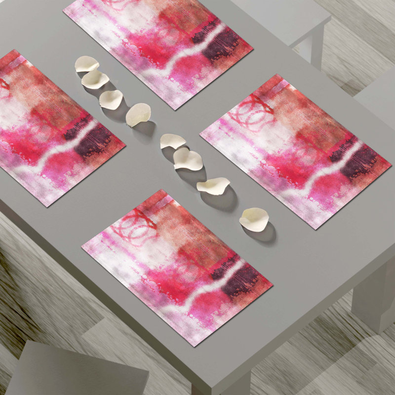 Napperon abstrait en polyester