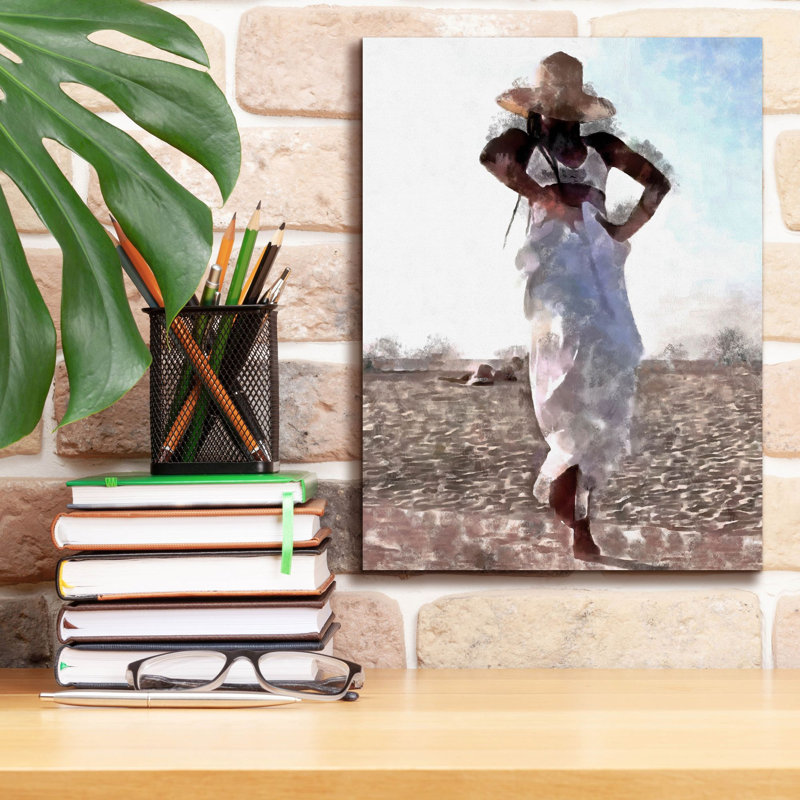 Toile épique Graffiti «Her Dance 1» par Alonzo Saunders, 12 po x 16 po, H 16 po x l 12 po