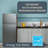 Equator 14.3 cf Stainless Refrigerator-Freezer Top Mount Frost Free E-Star Europe