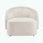 Chaise d'appoint courbée, coussin intégré et base solide-1247884087