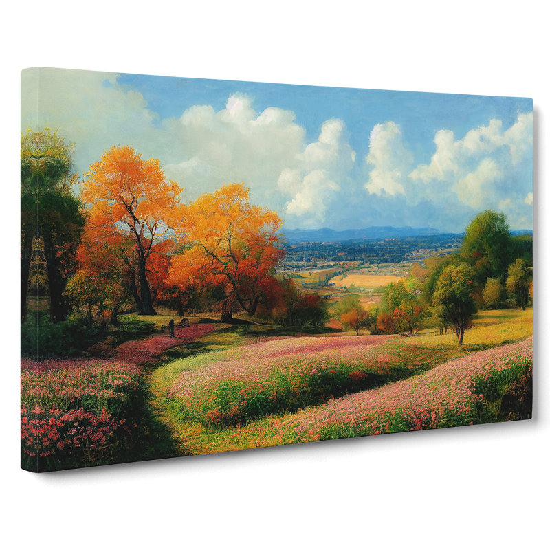 Flourishing Spring Forest - Wrapped Canvas