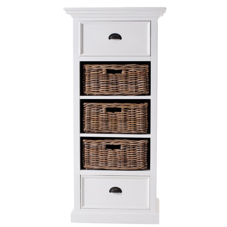 Beachcrest Home Ballinger 2 Drawer Storage Drawer