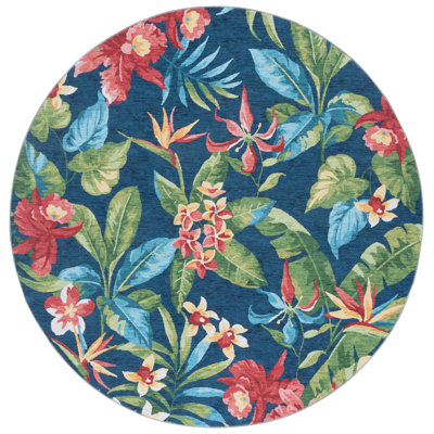 Caralina Performance Machine Washable Floral Rug