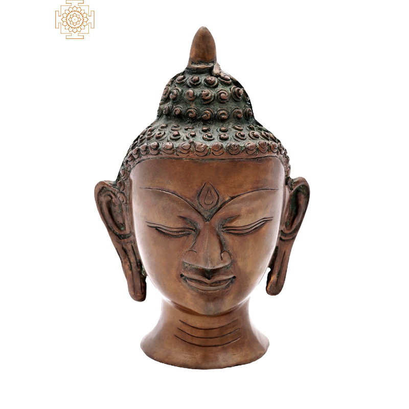 Tête de Bouddha tibétain bouddhiste