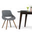 Chaise de salle à manger rembourrée Malden-1490260131
