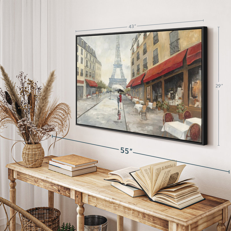 «Morning In Paris», reproduction sur toile, H 29 po x l 43 po