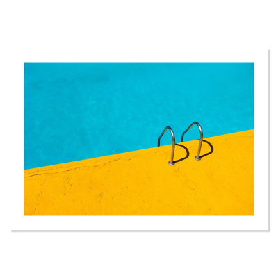 Retro Pool Oasis Print by Etienne Girardet