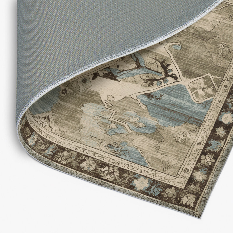 Tapis intérieur et extérieur Legacy Flourish, Rectangle 4pi x 6 pi
