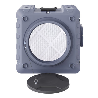 550 CFM Stackable Air Scrubber with H13 HEPA Filter, MERV-10 Pre-Filter & Carbon Layer - Industrial Negative Air Machine for Dust, Smoke & Odor Remova
