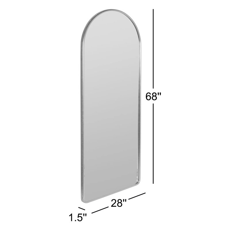 Colca Floor Mirror, Matte Black