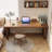Modern rectangular simple solid wood desk-76636667
