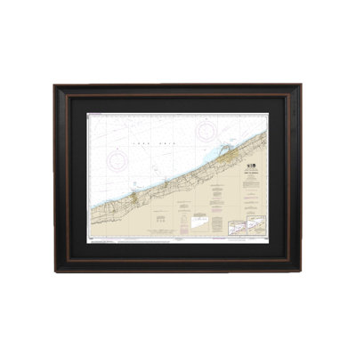 Lake Erie To Geneva | Nautical Chart | Framed Print