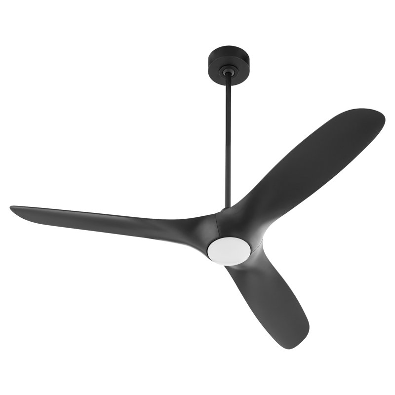 Ventilateur de plafond Khairun, Noir