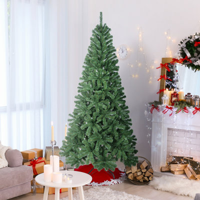 Arbre de Noël vert en épinette artificielle