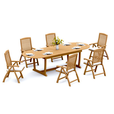 Ensemble repas extérieur L 82 po Ashley