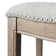 Maven Lane Adrien Backless Saddle Kitchen Counter Stool with Fabric Upholstery