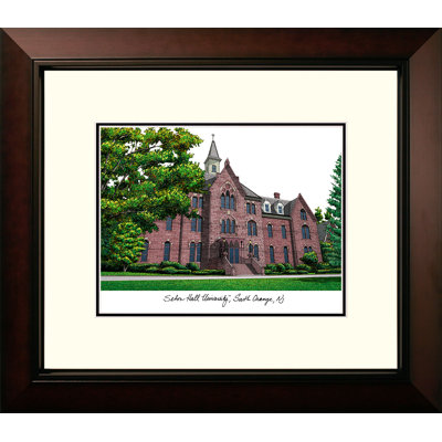 Cadre photo de lithographie à alumnus existante ncaa seton hall pirate